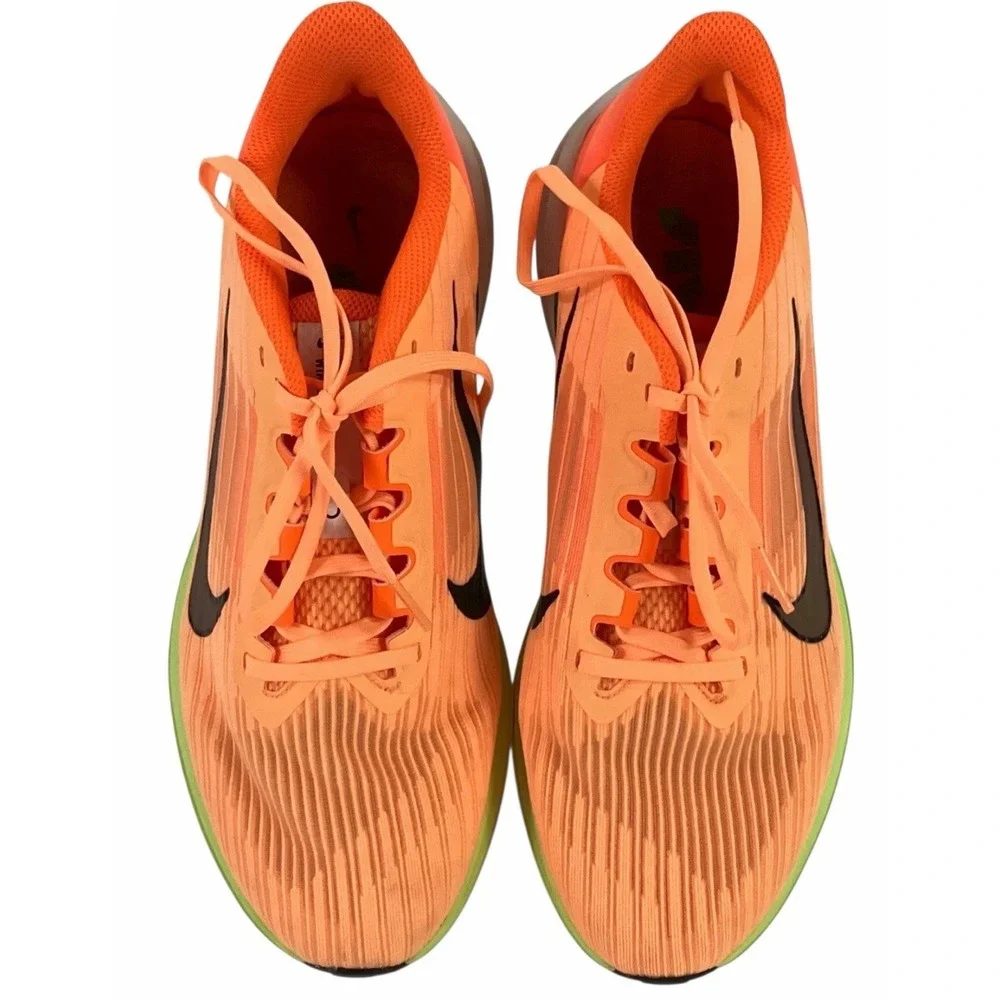 Nike Air Winflo 9 Womens 11 Peach Cream Total Orange Running Shoes DD8686-800
